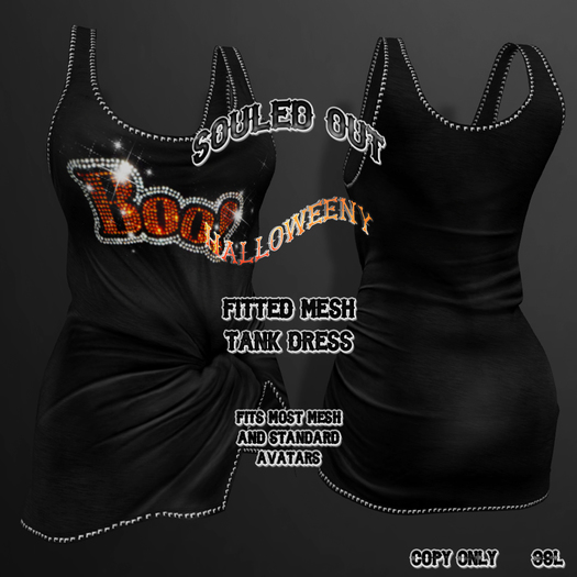 Souled Out  Halloweeny Tied Up Tank BOO!