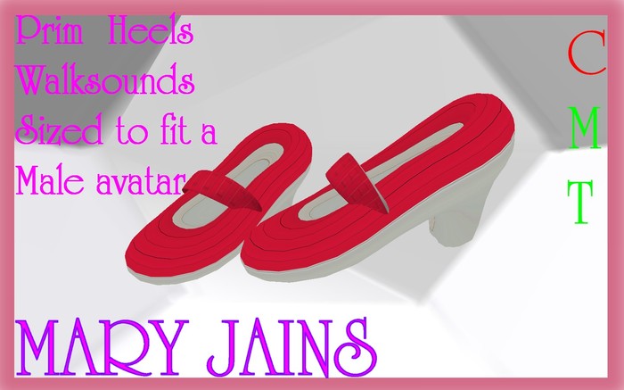 Mary Jains - R Heels 