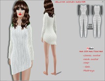 HELLO.INK Woolen Sweater  DEMO & WEAR