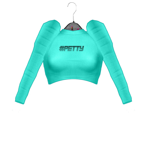 #Addiction-Petty Top[Teal]