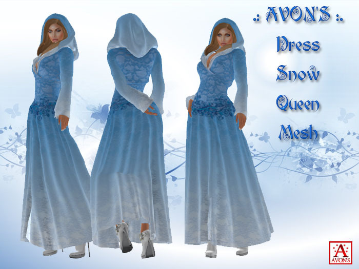 .: AVON'S :. Dress Snow Queen - Mesh