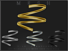 T-3D Creations [ Spiral Ring ] Micro and Regular MESH - Full Perm