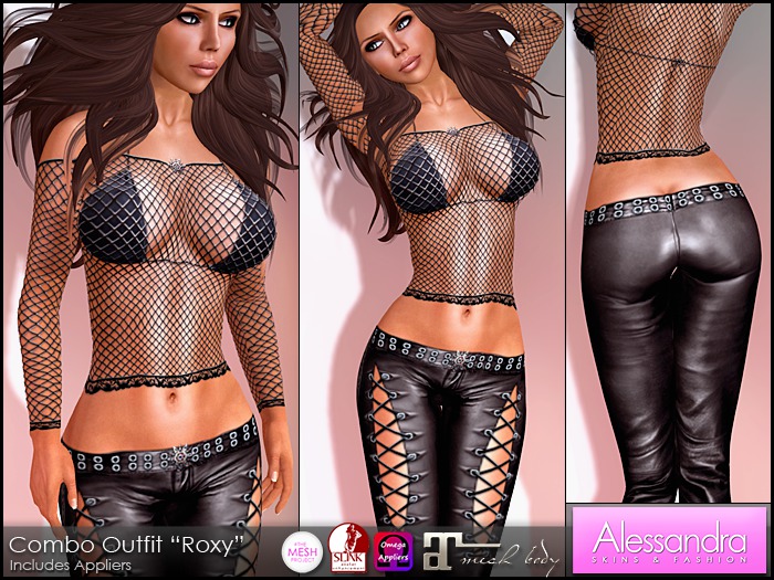 ALESSANDRA - Combo Outfit "Roxy" DARK BROWN