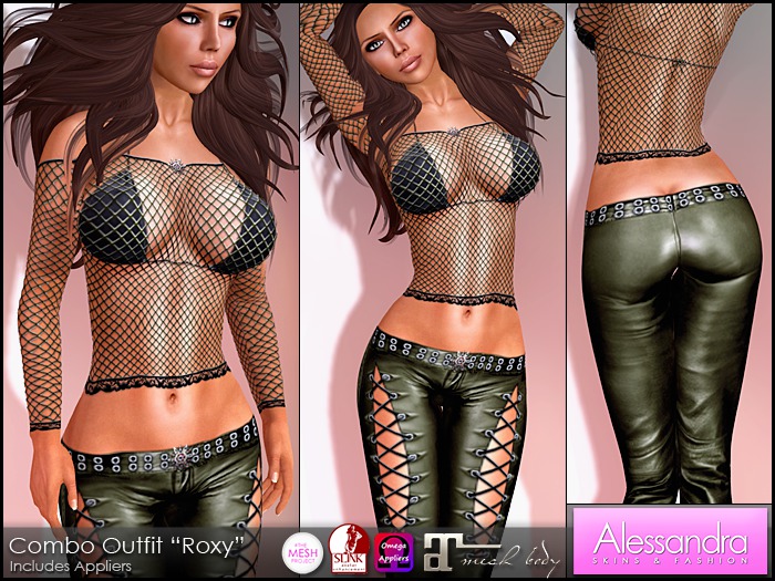 ALESSANDRA - Combo Outfit "Roxy" OLIVE