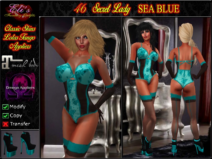 46 Secret Lady Sea Blue