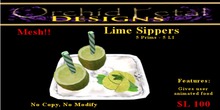 -OPD- Lime Sippers (Mesh) [boxed]