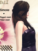 =DeLa*= Mesh Hair "Marinel" Orange Browns