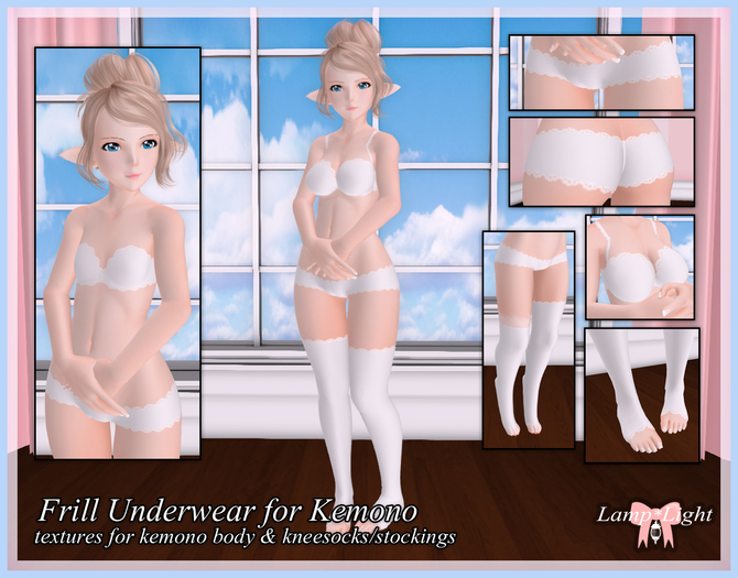 Lamp*Light - Frill Underwear for Kemono