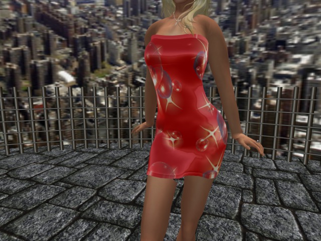Dress Red Mesh by Chefzicke