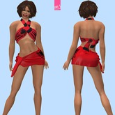 ALBANIA - "scarf & flag" outfit  (MESH)