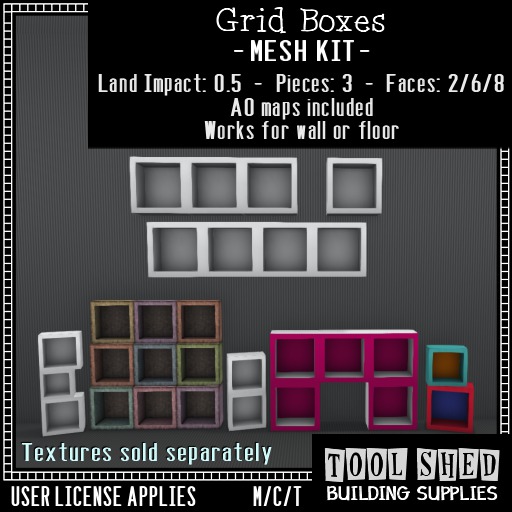 Tool Shed - Grid Boxes Mesh Kit