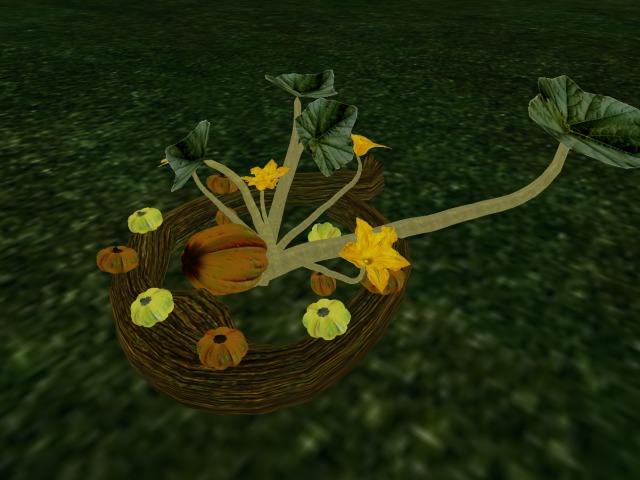 Mesh Pumpkin Plant