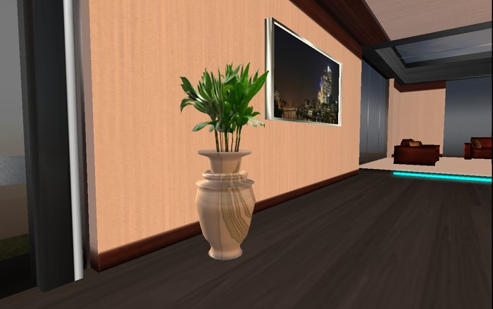 Dracanea  Palm potted  3 prims