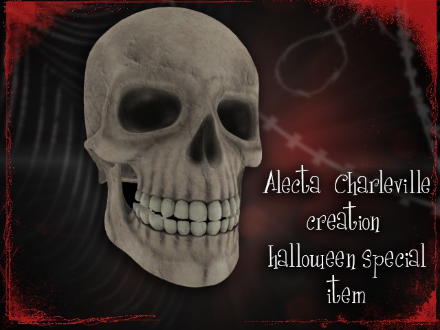 Halloween Skull Normal and Low prim Full perm 