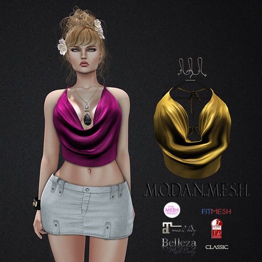 .M.O.D.A.N..M.E.S.H. MDN Top - Gold