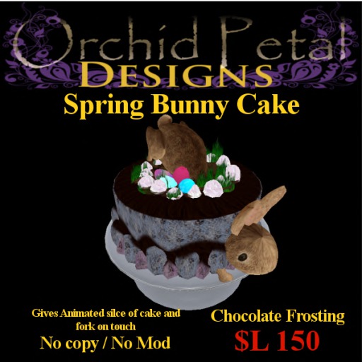 -OPD- Spring Bunny Cake - Chocolate [boxed]