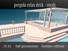 pergola relax deck mesh - builder edition