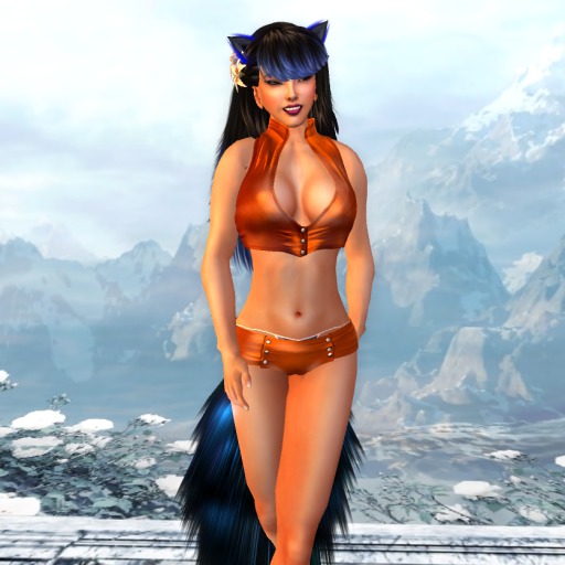 KC Booty Shorts And Top Copper