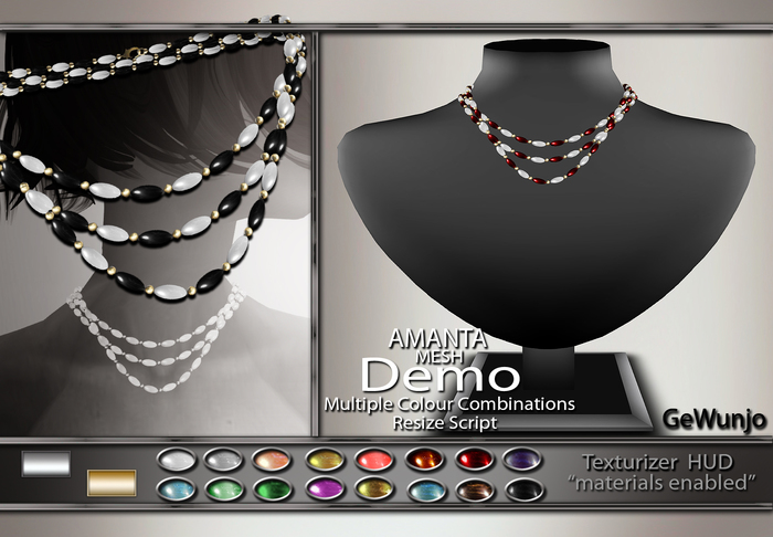 GeWunjo : AMANTA necklace DEMO
