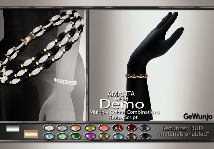 GeWunjo : AMANTA bracelets DEMO