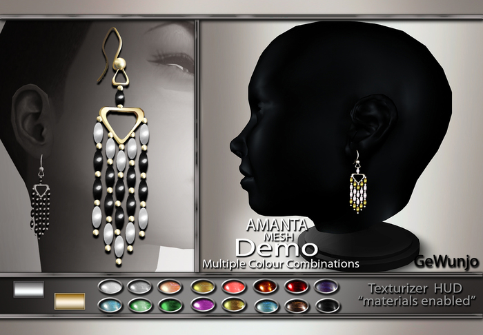 GeWunjo : AMANTA earrings DEMO