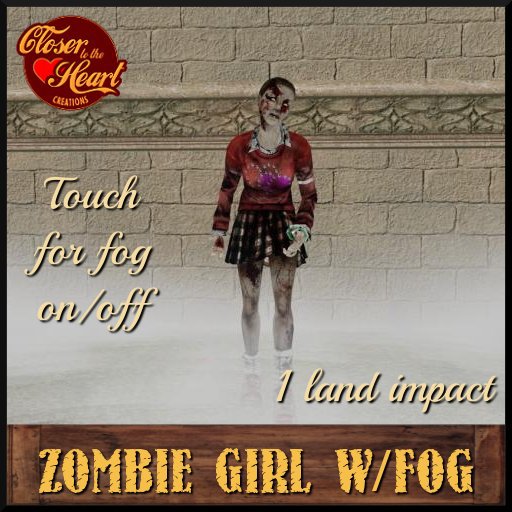 Zombie Girl w/Fog ***