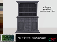 *BD* Mesh Hutch/Dresser ~ 12 Textures (BOXED)