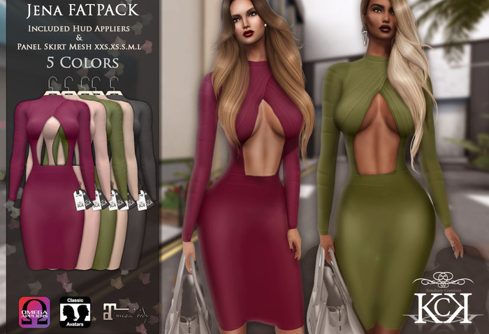 :::KC::: Jena Dress Fatpack