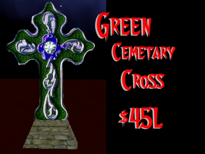 Green Cross w/base