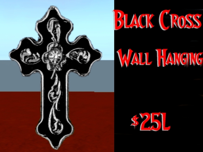 Black Silver Cross