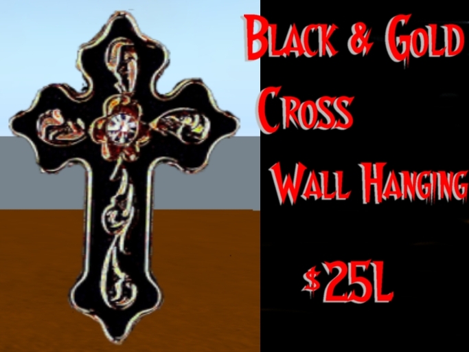 Black Gold Cross