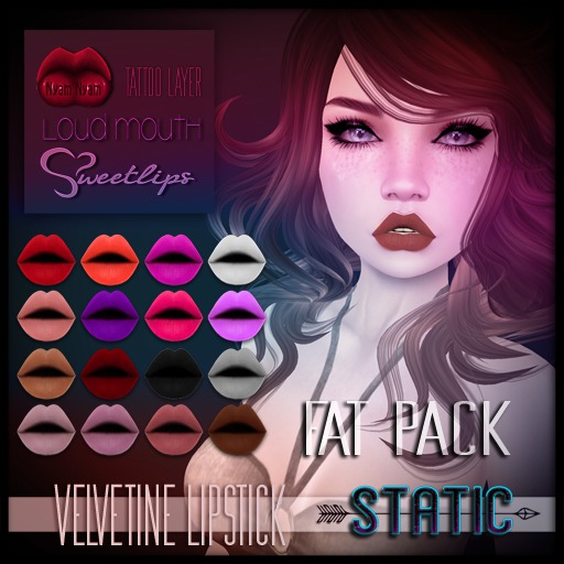 [-S-] Velvetine Lipstick FAT PACK