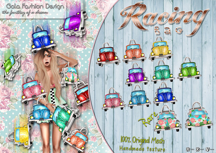 *GFD* ~ Racing {B A G} - Summer [BOX] RARE