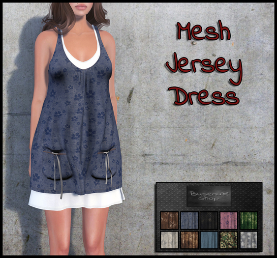 <BR> Beach Jersey Dress - Maitreya and Slink
