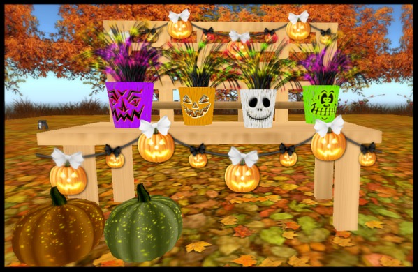 Halloween Spooky Fiber Optic Plants