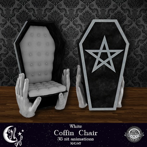 *NW* Coffin Chair - White