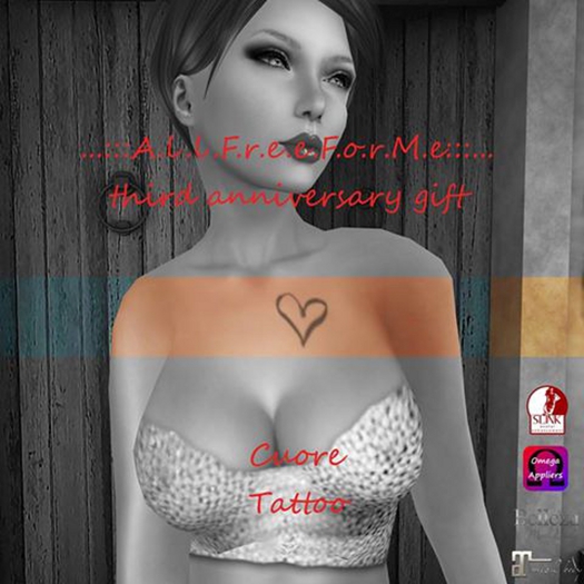 ...AllFreeForMe... 3th anniversary gift