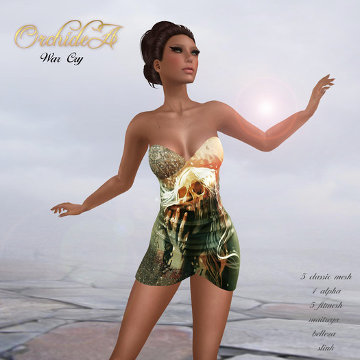 ** ORCHIDEA ** WAR CRY green pastel