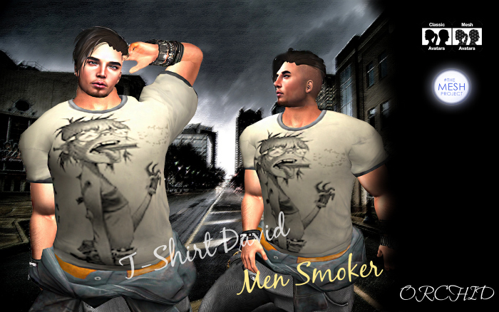 T-Shirt David Men Smoker