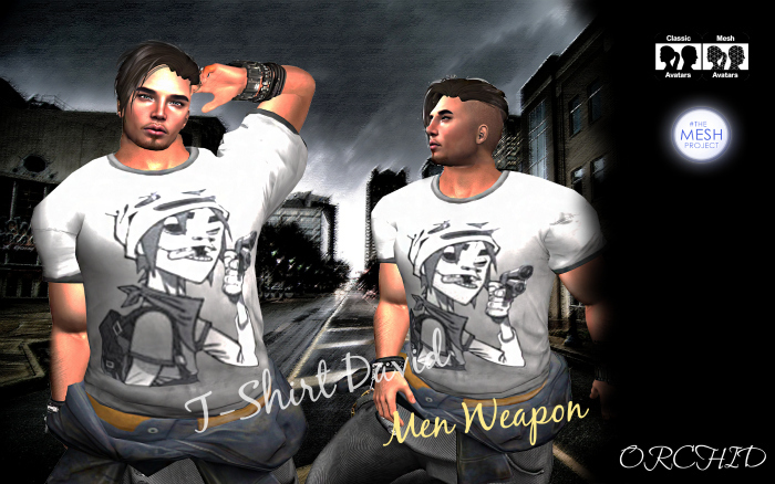 T-Shirt David Men Weapon