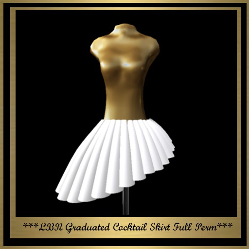 ***LBR Graduated Cocktail Skirt Full Perm***
