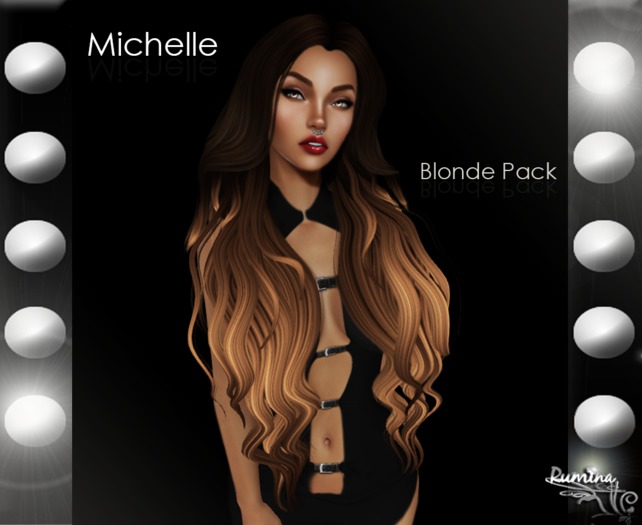 .:{Rumina}:. Michelle - Blonde Pack (wear to unpack)