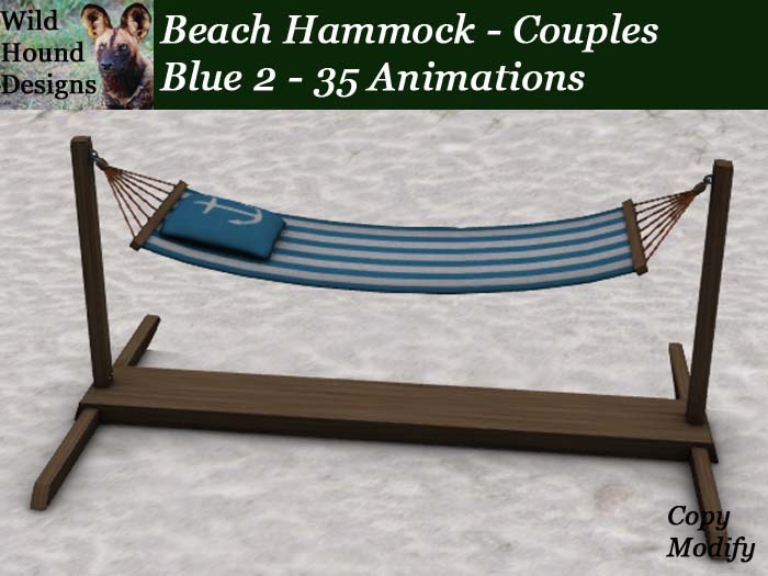 [WHD] - Hammock - Couples - Maritime Blue 2