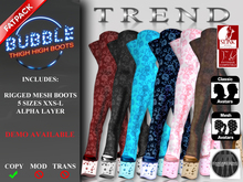 TREND - BUBBLE BOOTS - SLINK "FATPACK"  {XXS-L}