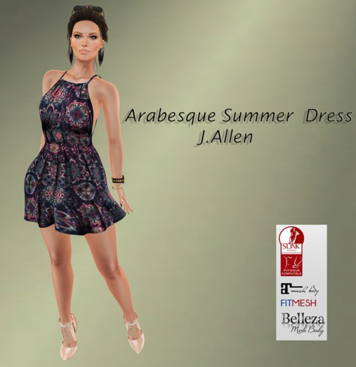 Arabesque Summer  Dress - J.Allen
