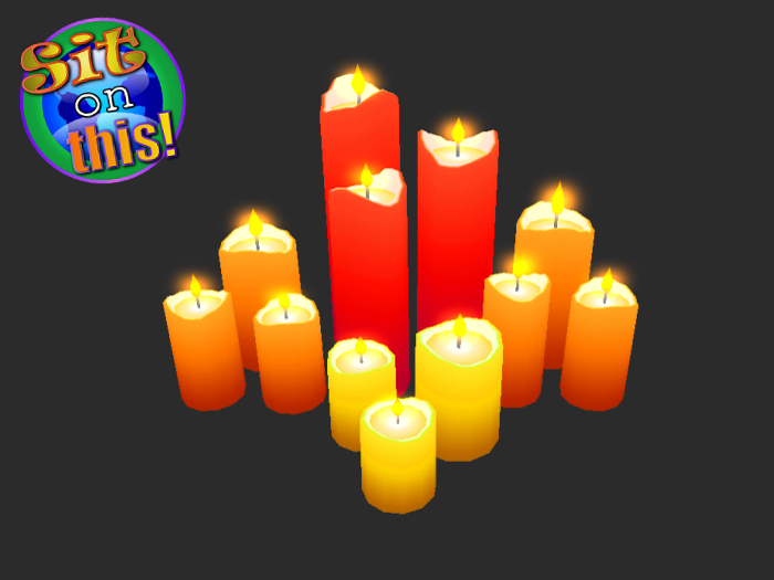 Sit on This! Mixed Candles