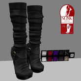 .: MB :. Knitted Mesh Heels Boots  [TEX HUD Version] 5 Colors