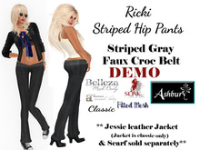 [ASHBURY] Ricki Striped Pants-DEMOS
