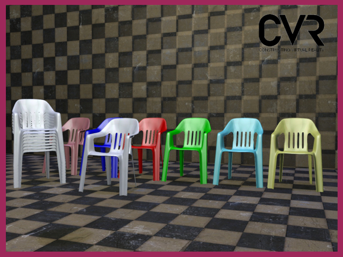 Plastic chair set box