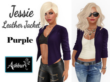 [ASHBURY] Jessie Cropped Jackets-PURPLE
